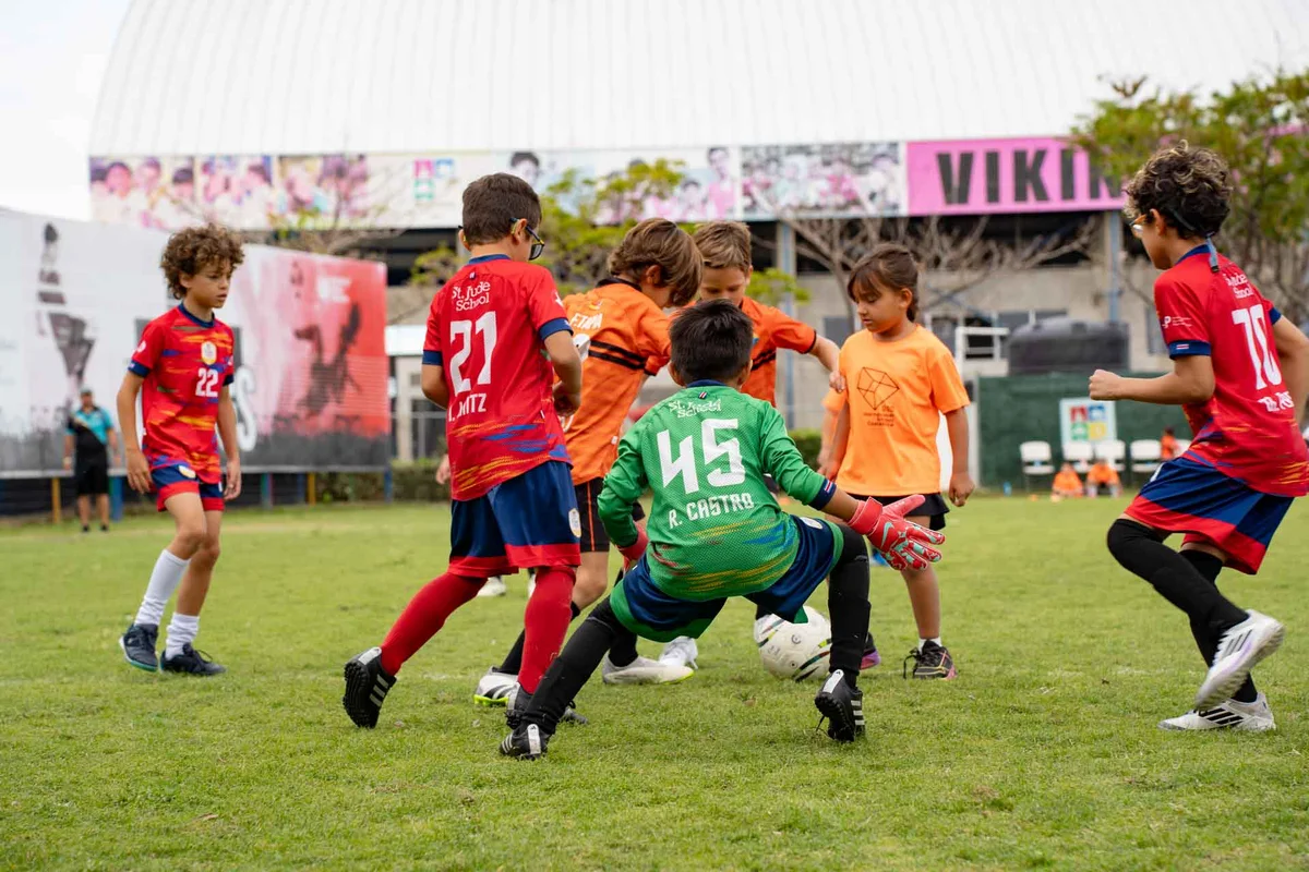 Students participating in sports and outdoor activities